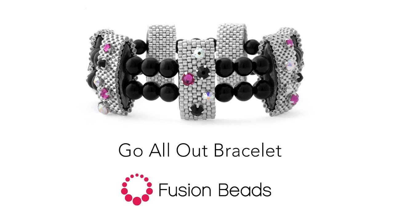 Learn how to create the Go All Out bracelet by Fusion Beads