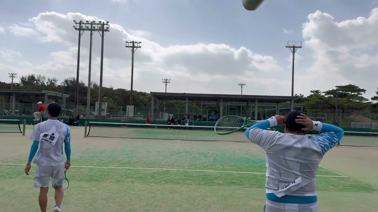 新春クラブ対抗戦　西原クラブＡ対turquoiseＢ　与那嶺ー玉城　対　横田ー野間