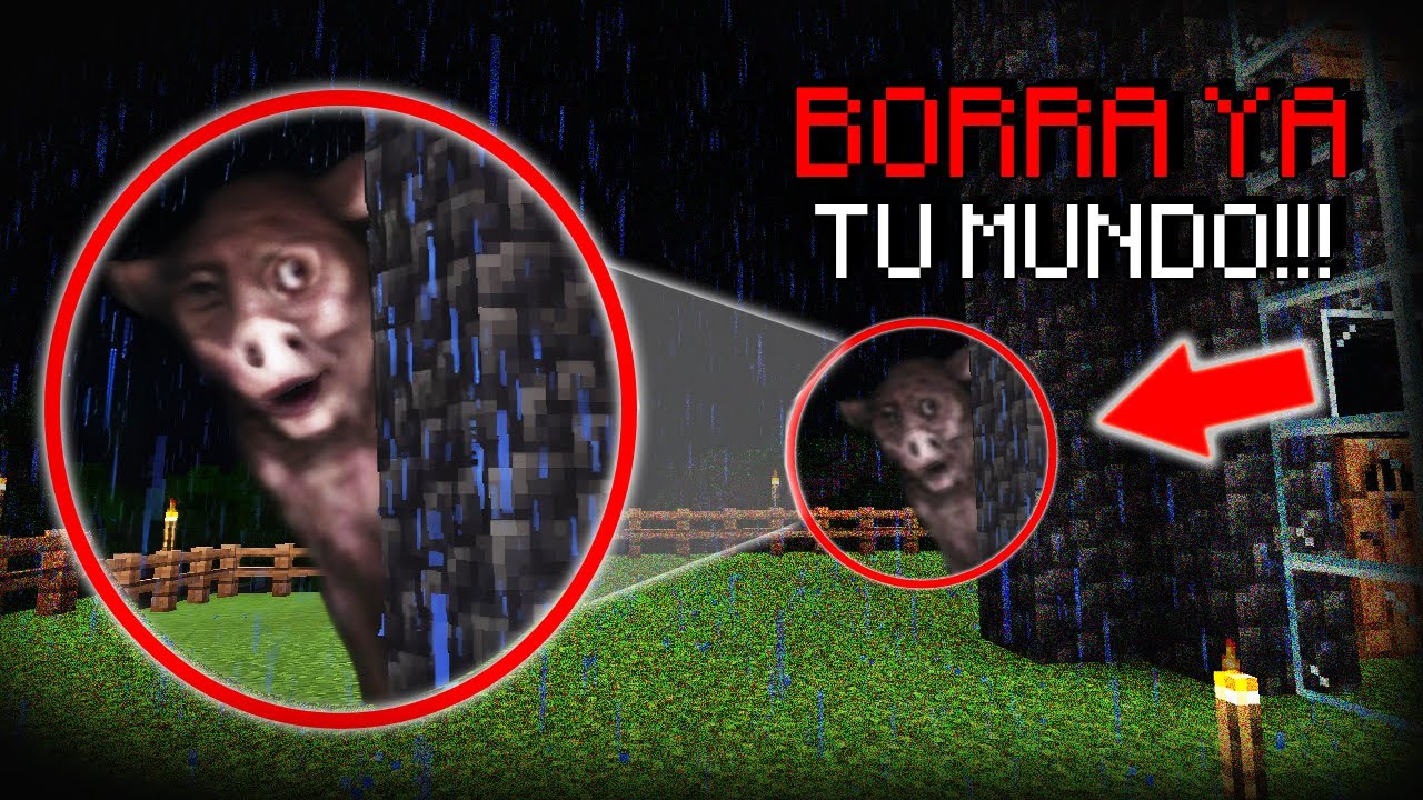 SI lo ves CORRE o lo LAMENTAR&Aacute;S | Minecraft Creepypasta