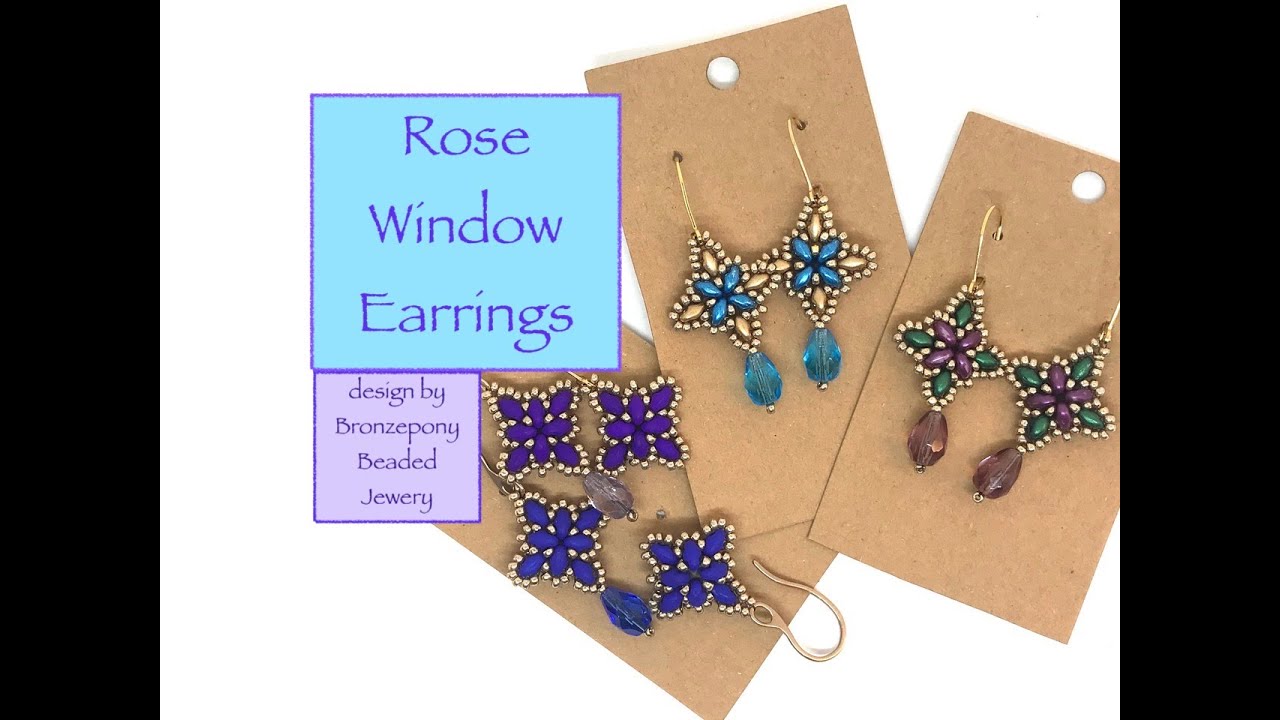 Rose Window Reversible Earrings
