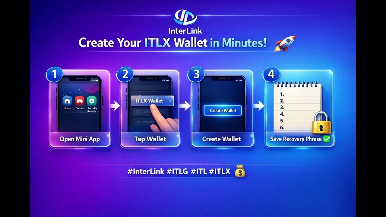 Create Your ITLX Wallet in Minutes!  