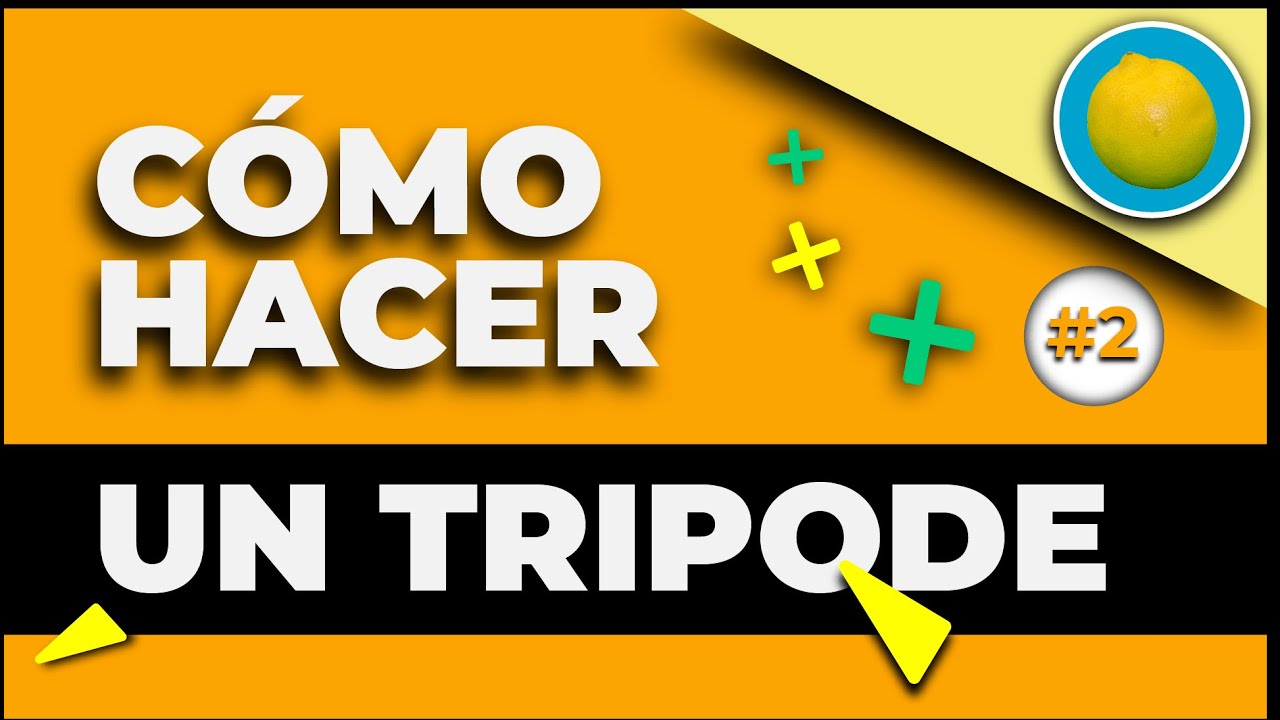 CÓMO hacer un TRÍPODE casero para CELULAR | LEMON #2