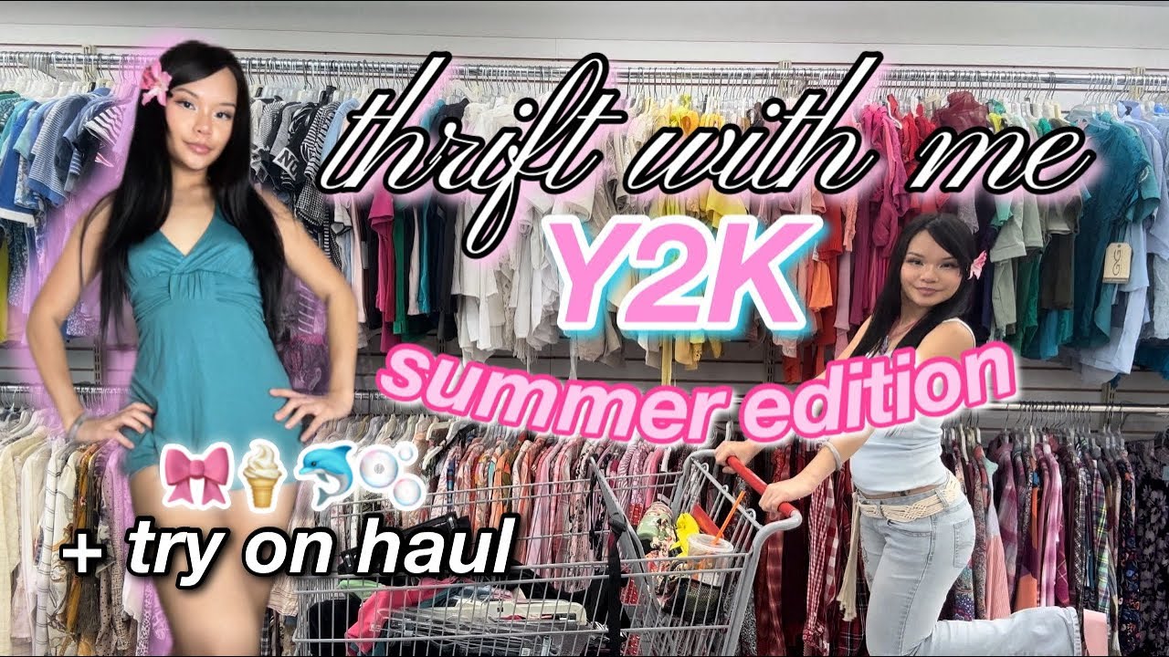 THRIFT WITH ME 4 SUMMER VACAY🌞👙♡ Y2K EDITION!!