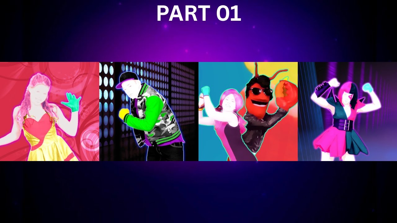 Just Dance 4 Part 01 - Call Me Maybe, Good Feeling, Rock Lobster, Disturbia