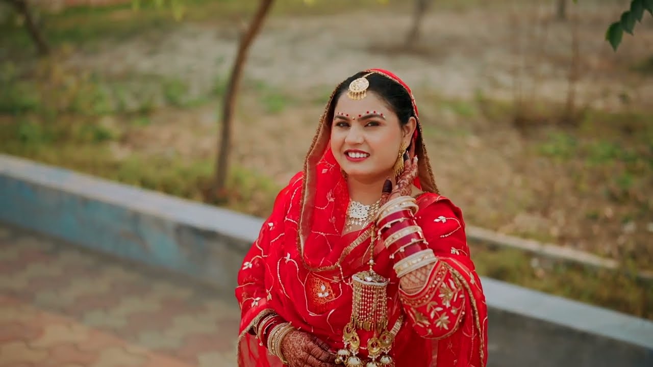 BEST SAME DAY AMARDEEP KAUR WEDS JASPREET SINGH SHOOT BY SONY STUDIO HATHAN 98764-15797