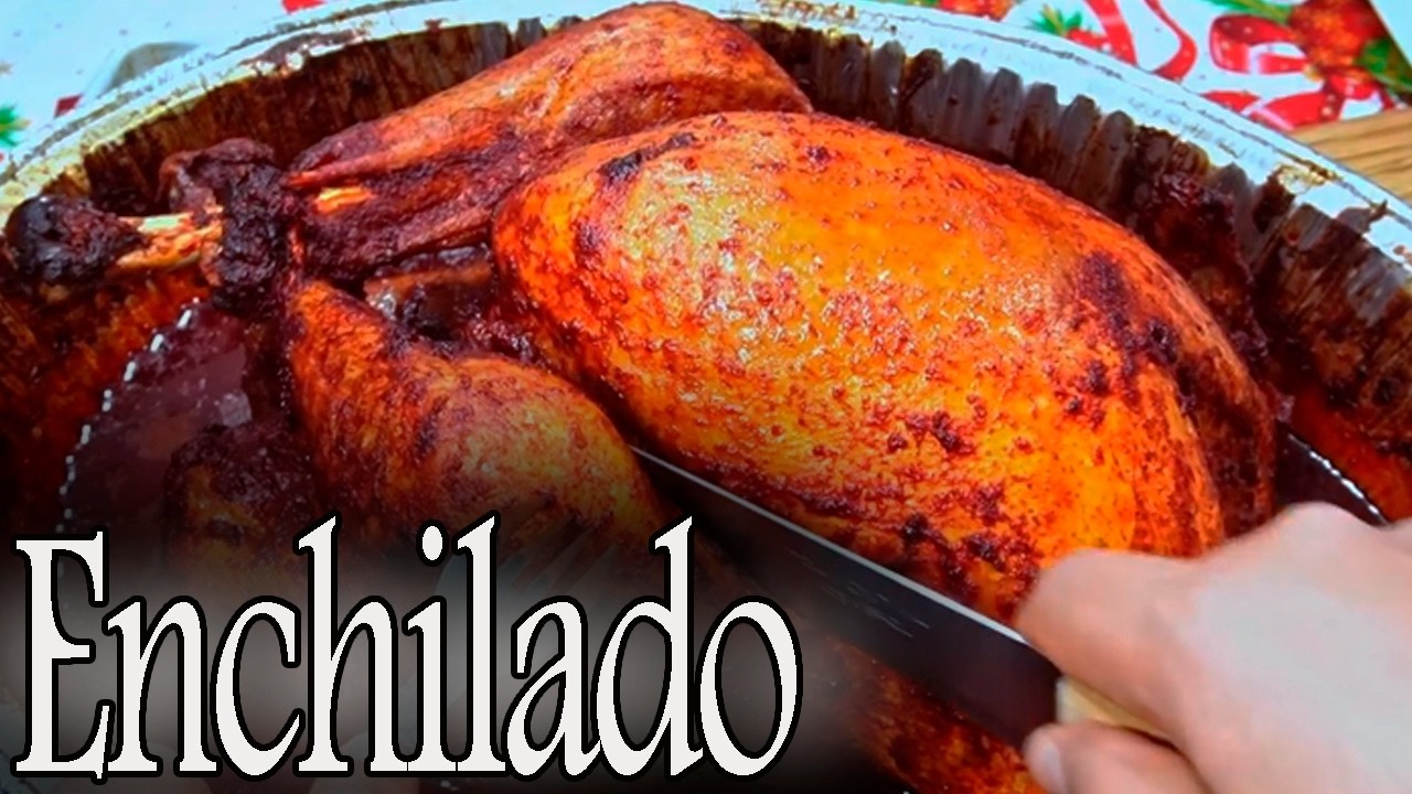 Éste Pavo ENCHILADO además de JUGOSO Tiene un Relleno Delicioso.