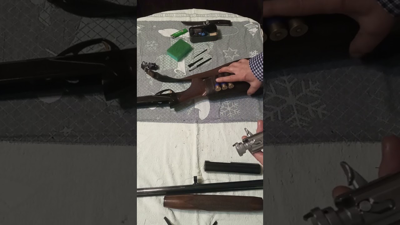 Итальянское ружье,,Benelli Rafaello,,не полная разборка сборка механизма.