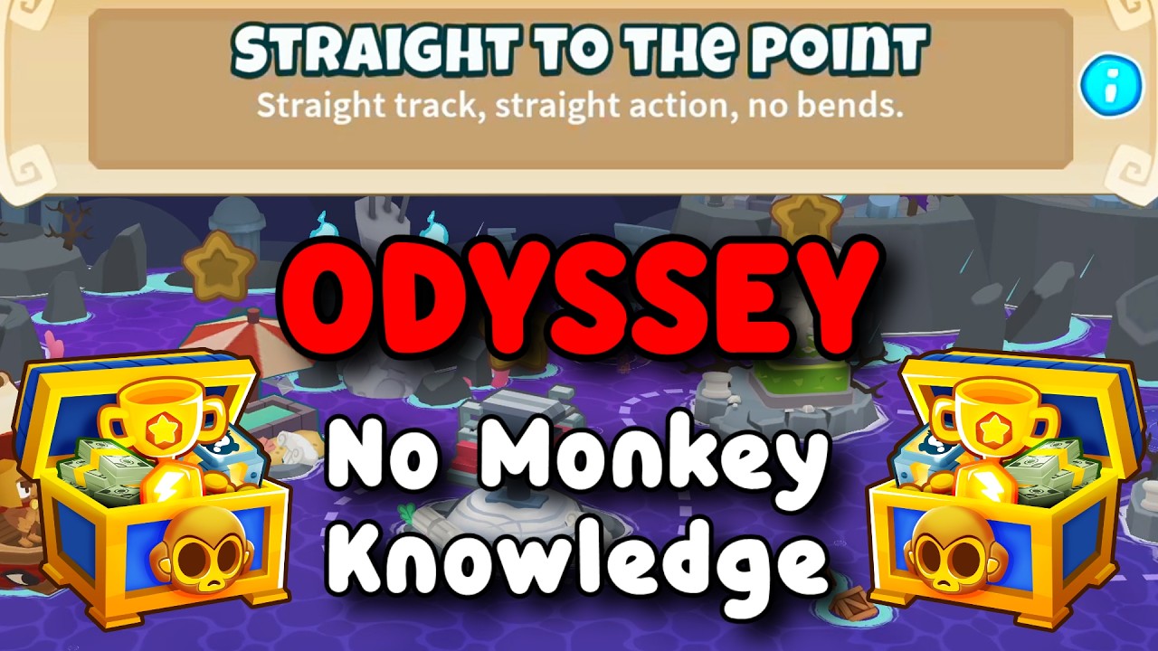 BTD6 Odyssey | No Monkey Knowledge Guide | Hard Mode Tutorial | Straight To The point