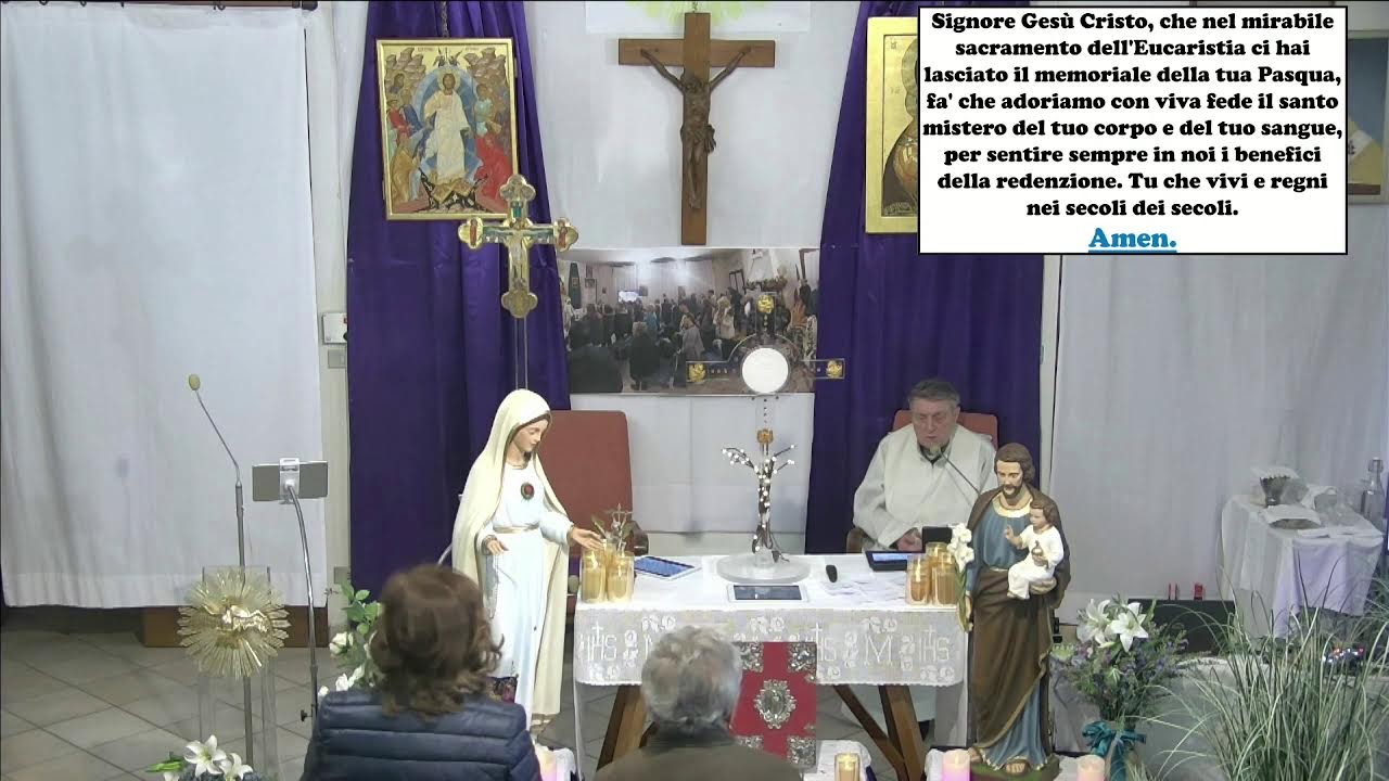 Adorazione, Coroncina  e  Rosario - 18 marzo 2026