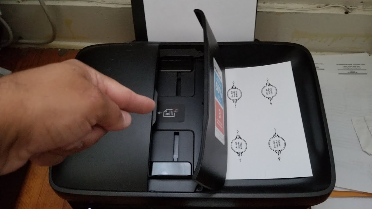 Hp OfficeJet 3830 Top Tray Function