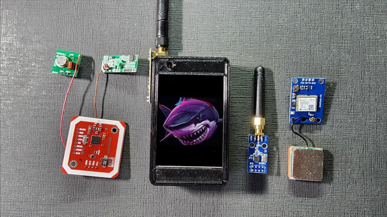 Как сделать ESP32-2432S028R на Bruce или Marauder с модулями. Самодельный недо Flipper Zero.