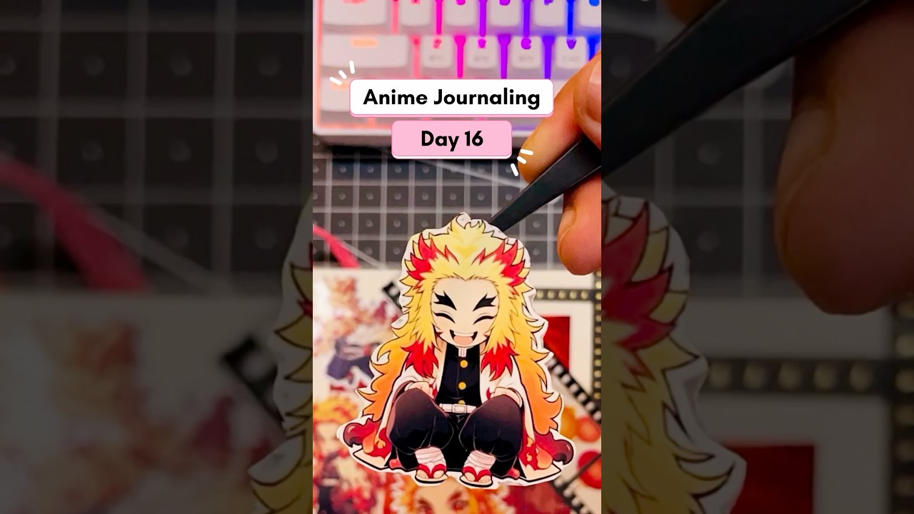Day 16 of Anime journaling: Recreate the Most Iconic Anime Scene in Your Journal!