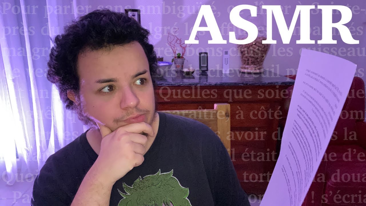 ✍️ ASMR fr : La dictée la plus dure du monde va t'endormir