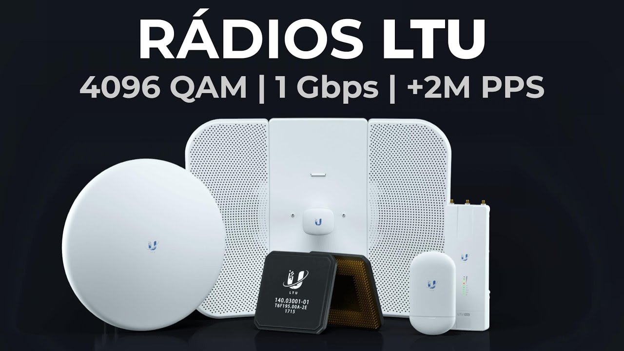 LTU Ubiquiti Velocidade da Fibra Óptica no Ar