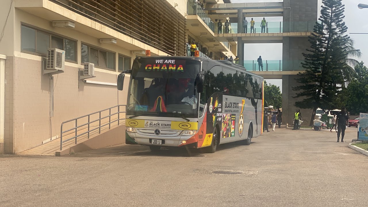 How the National U-23 Black Meteors arrived at Baba Yara Sports Stadium