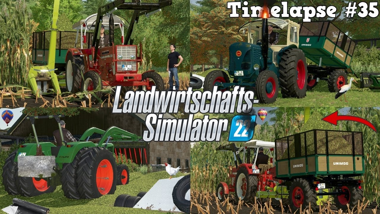 Eine spektakuläre MAISERNTE mit CLAAS JAGUAR 25 & OLDTIMERN! 💪🌽🚜💨 | [LS22] - Timelapse #35