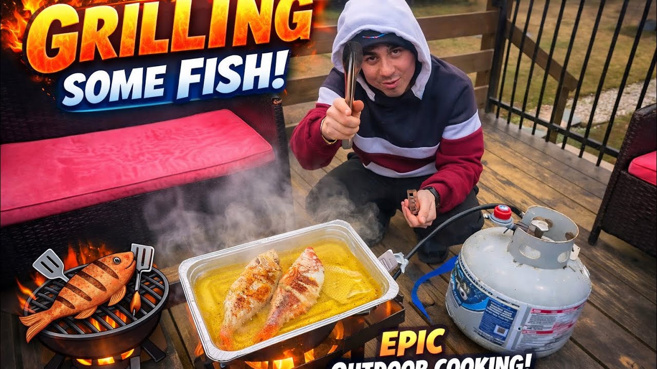 Haciendo Rico Pescado Frito Afuera De La Casa A 28 Grados De Show 🙏💪🇵🇷 #Dios #jesus #EspirituSanto 