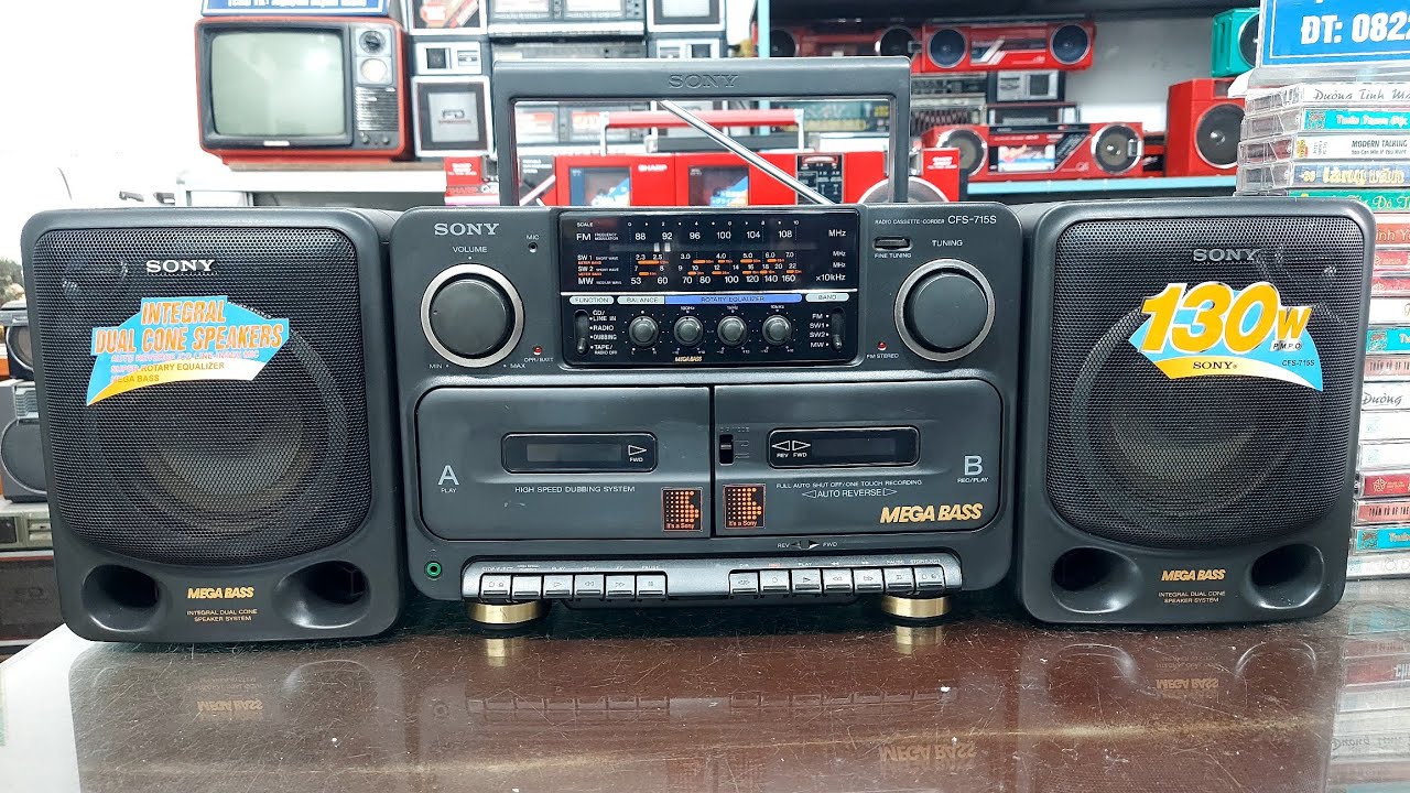 CHIẾC Đ&Agrave;I HUYỀN THOẠI : SONY CFS 715S - ĐT : 0822111444