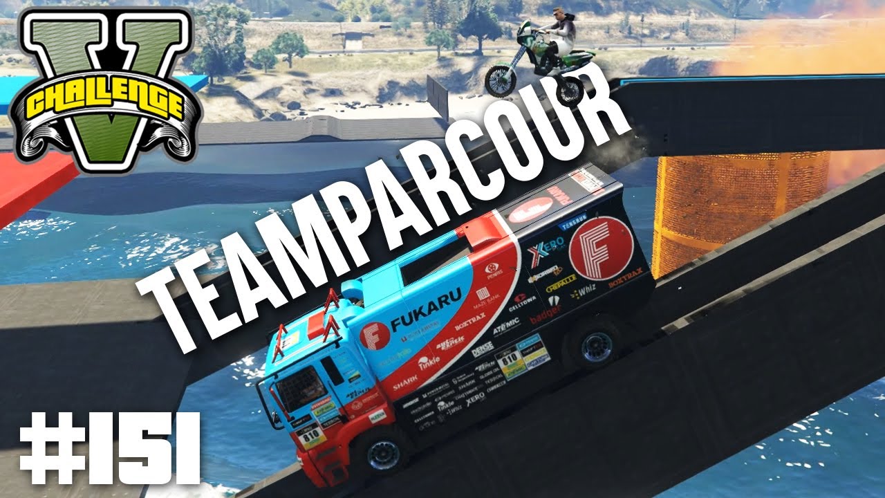 EPIC TEAM PARCOUR DUEL (+DOWNLOAD)! | GTA 5 CHALLENGES