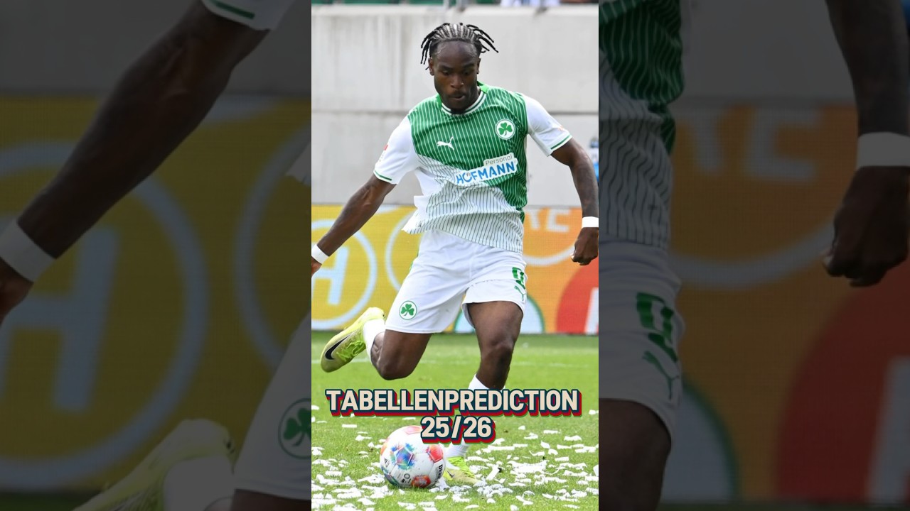 Tabellen-Prognose 2025/2026 #bundesliga #fussball #sport #fu&szlig;ball #zweiteliga