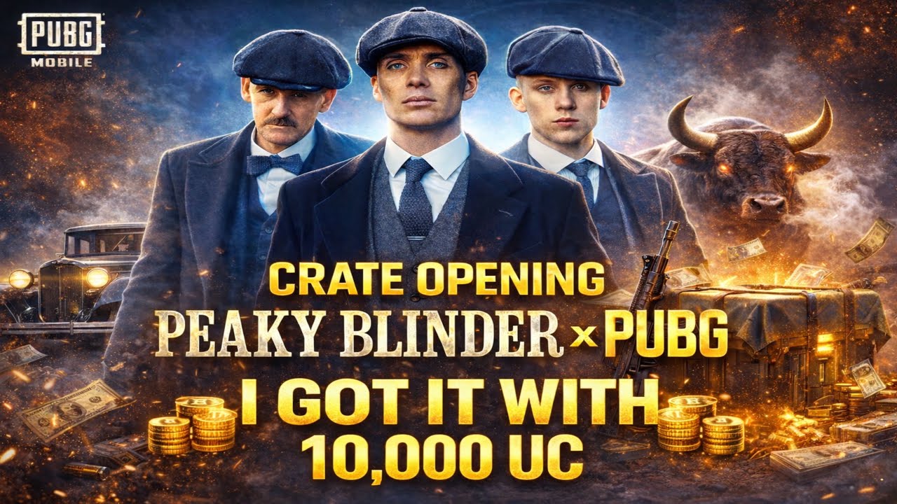 I GOT PEAKY BLINDERS SKINS 😱 | PUBG Mobile Crate Opening