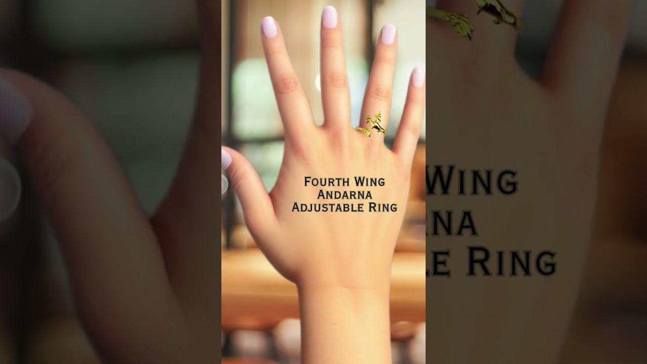 Andarna Fourth Wing Adjustable Ring Licensed Merch