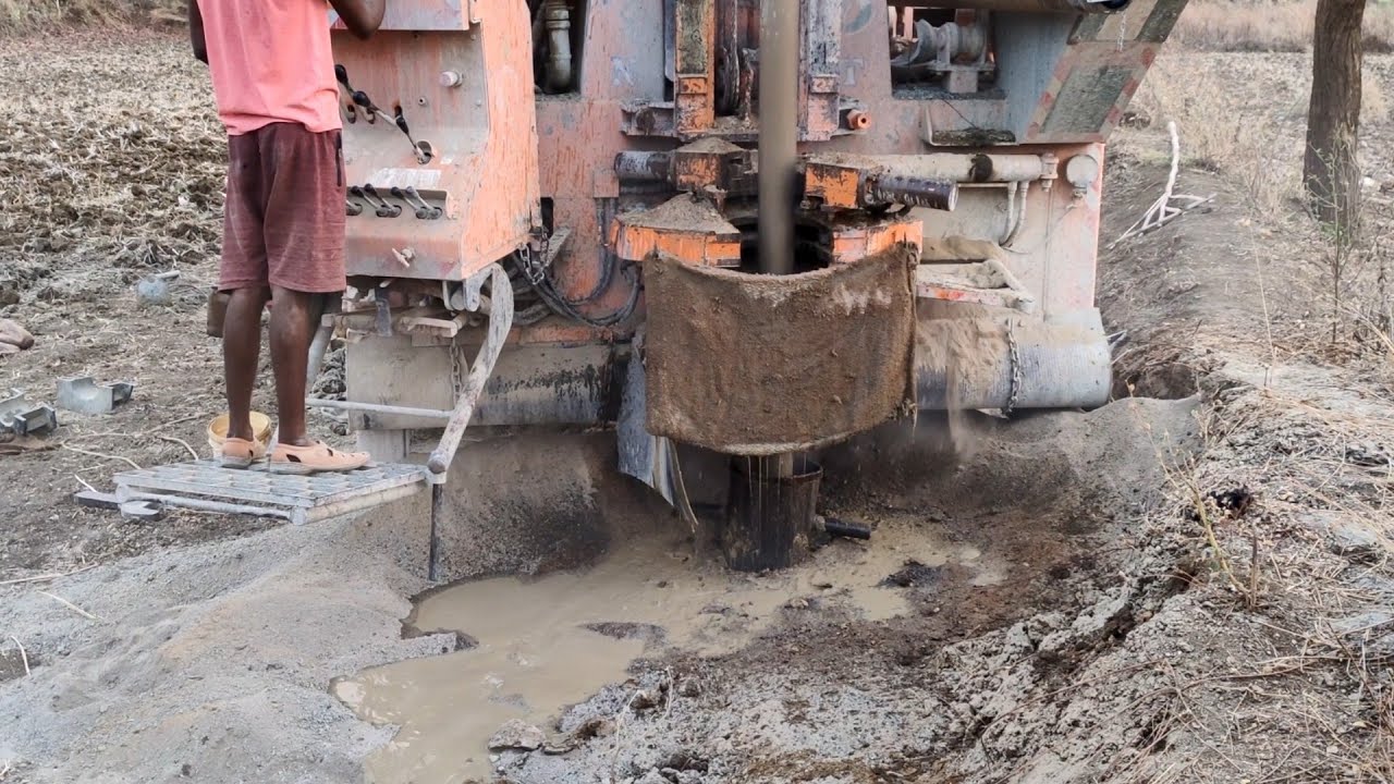 Borewell Drilling at plot full Video step by step | Water Borewell Drilling