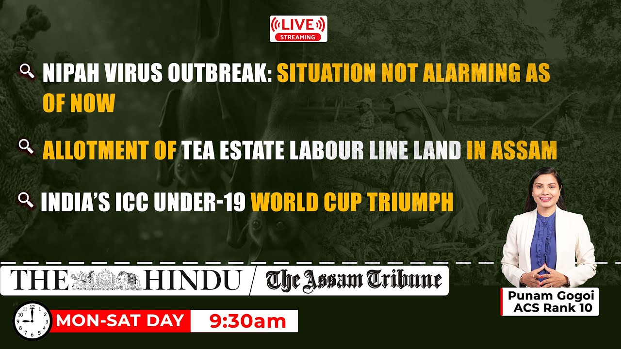 Current Affairs Live Class with Punam Gogoi (ACS Rank 10) |