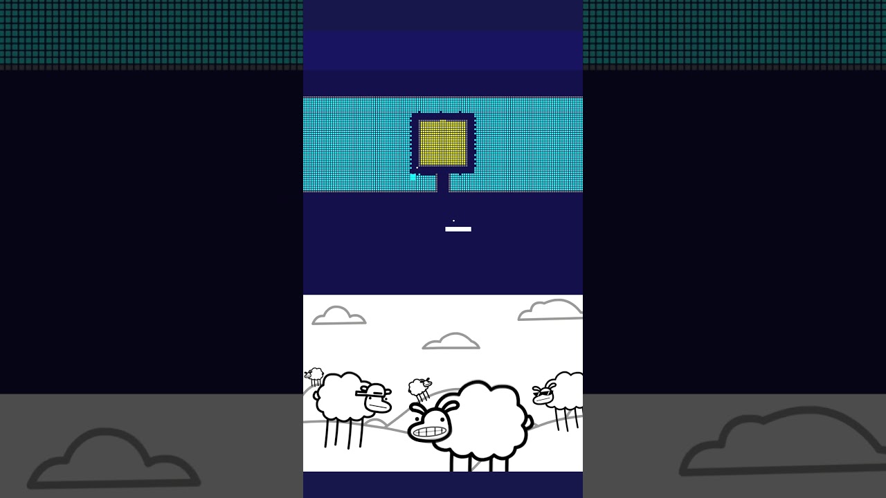 Beep Beep I'm a Sheep but it's Many Bricks Breaker🐑🧱#animation #sprunki #sheep #funny #brickbreaker