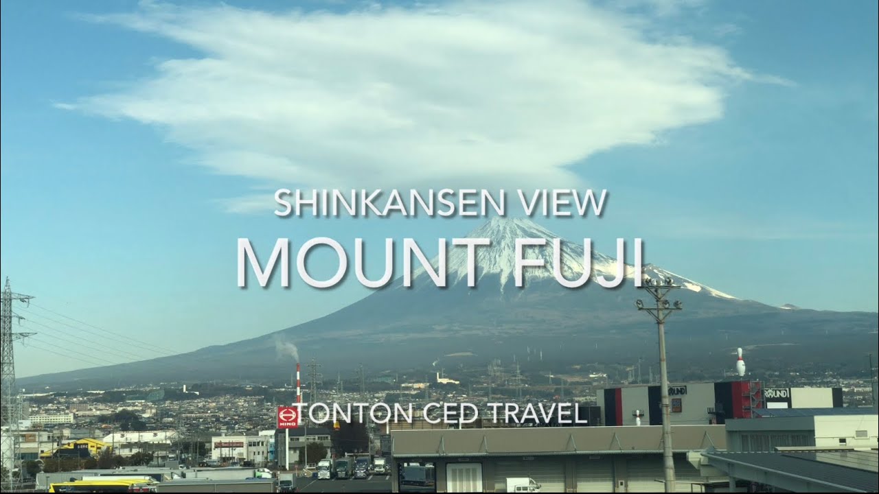 Mount Fuji from Tokaido Shinkansen 🚄