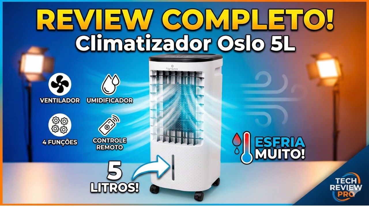 Climatizador Oslo Agrantt 4 em 1 Vale a Pena 2026 ? | Review Completo, Teste Real e Opinião Sincera