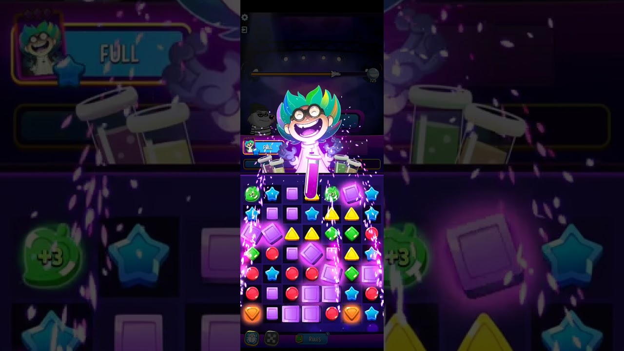 Dec 23, Cosmic Rush  - Jungle Jam with Diamond booster #matchmaster #cosmicrush #lightningstrike 
