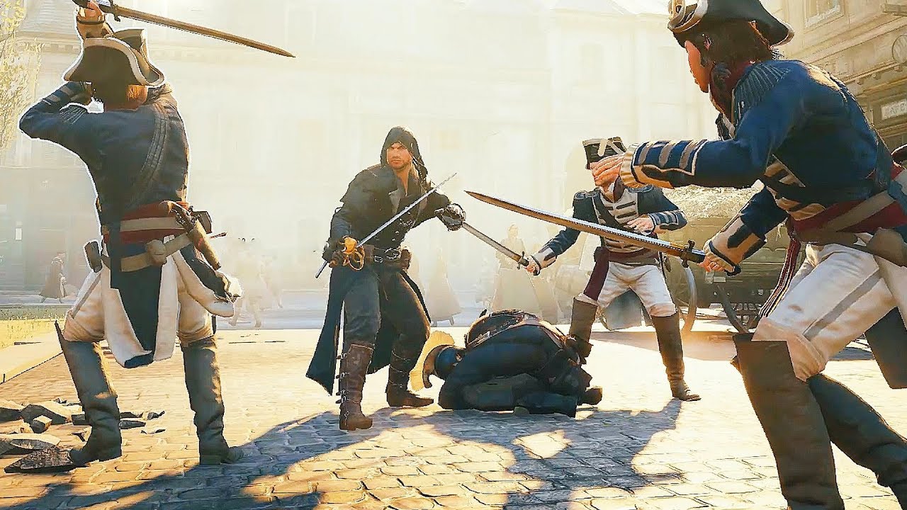 Assassin's Creed Unity Shadow Assassin Combat & Paris Story