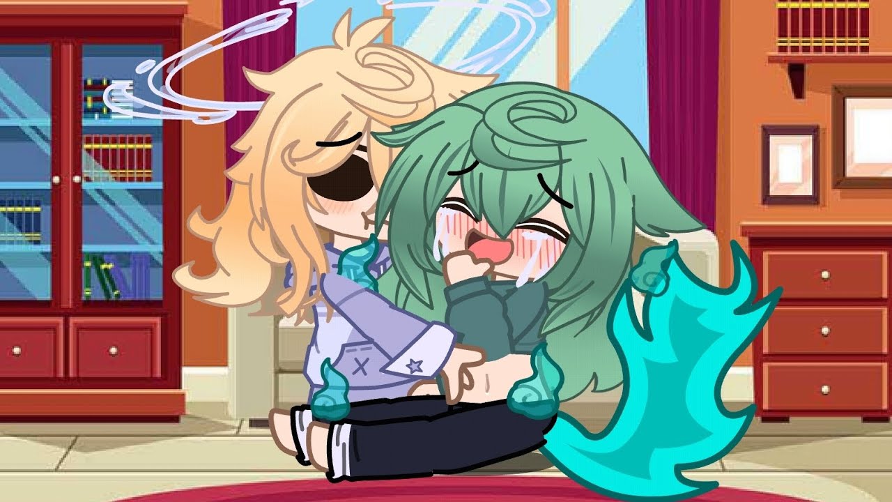 Cornelia gets tickled by Chloe // Playful tickle // Gacha Nebula