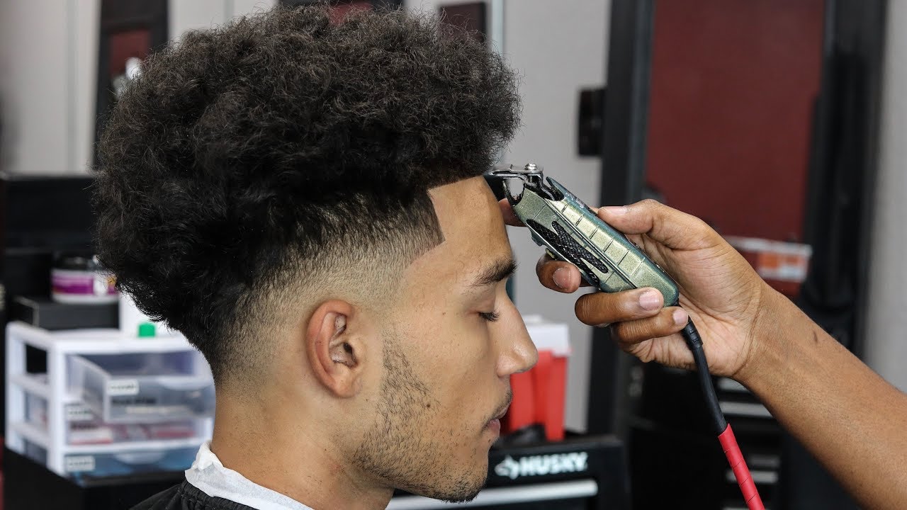 DROP FADE W/ BEARD LINE UP HAIRCUT TUTORIAL