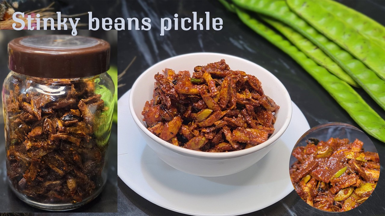 Yongchak achar l Requested video l Stinky beans pickle l Yamna haokhre