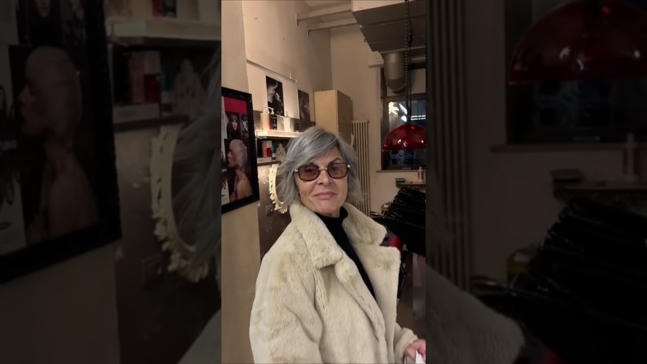 Taglio di capelli Shaggy per donne 60+ / Стрижка Шегги для Женщин 60 + #haircut