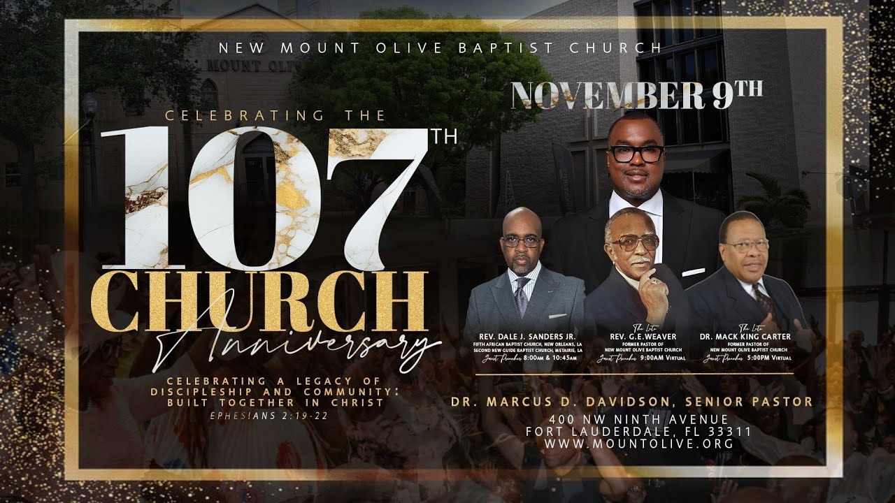 New Mount Olive Virtual Church Anniversary