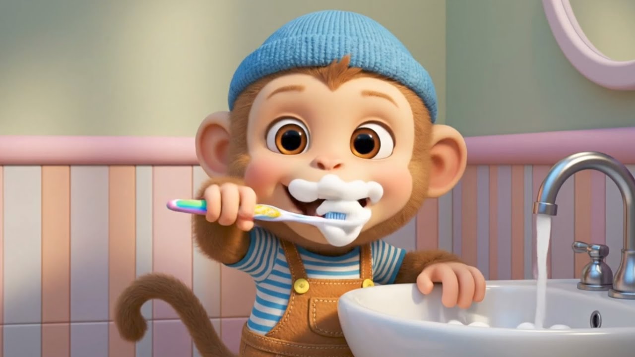 Milo’s Silly Morning Mix-Up 🐵🍌 | Funny Morning Routine Song for Kids | Brush, Dress & Learn!#rhymes 