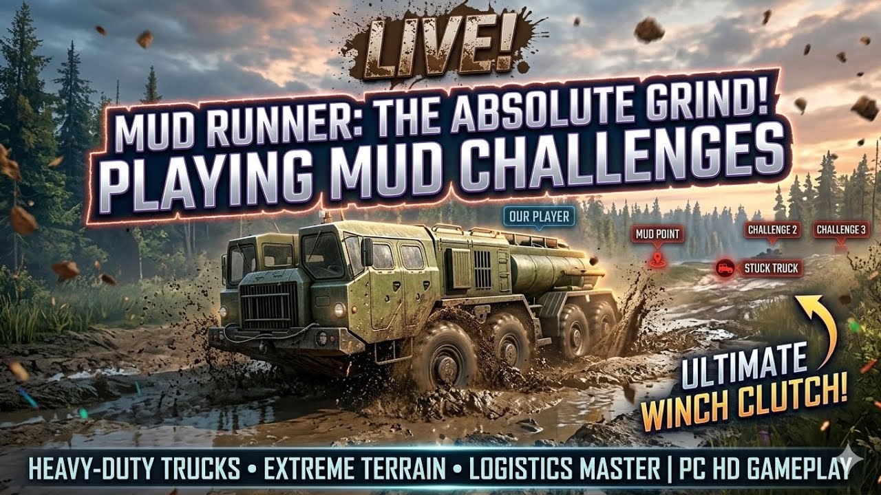 Mud Runner | Completing Challenges | Multiplayer