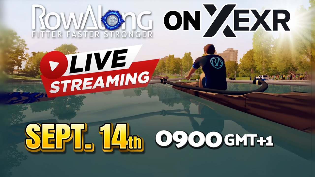 🔴 LIVE 30 Minute Group Row: 14th September  09:00 GMT+1 -  All Levels -  Any Rowing Machine