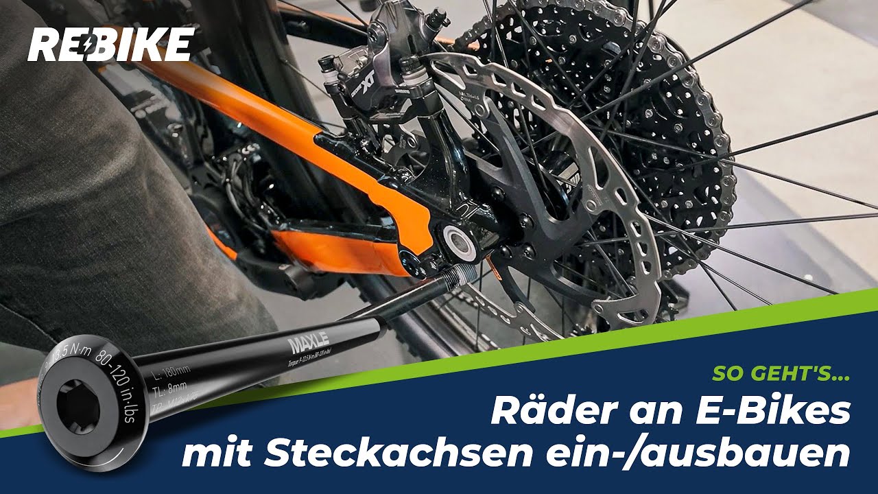 Räder mit Steckachsen ein- und ausbauen - einfach gemacht | Rebike.com