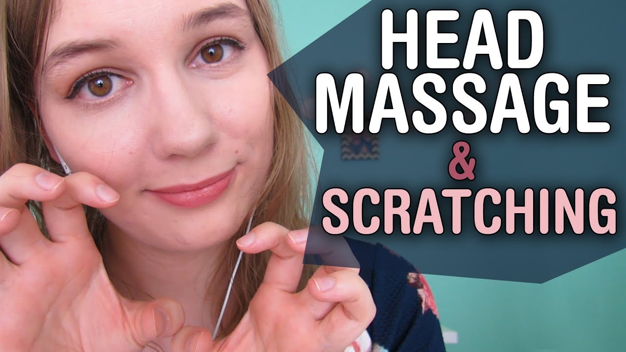 ASMR 3 Types of Head Massage & Scritchens (Whisper)