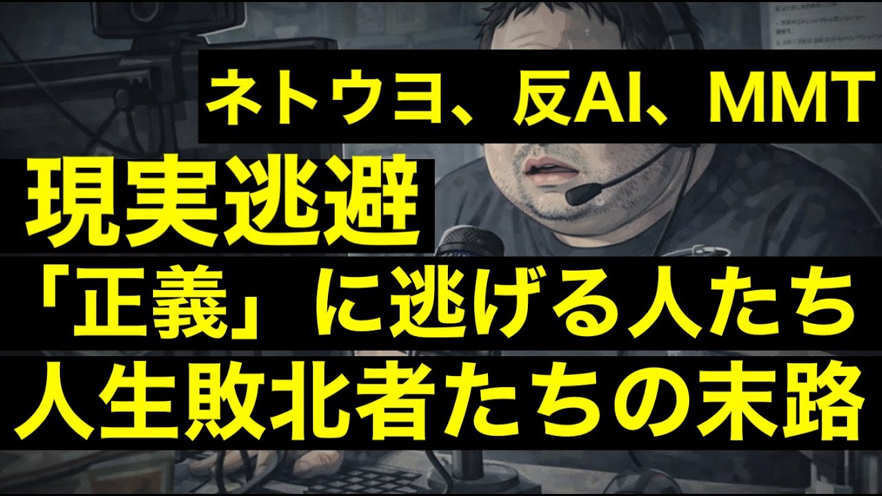 「正義」に逃げる人たちは、いつの時代にもいた　ネトウヨ、反AI、MMTに共通する“敗北処理”の構造