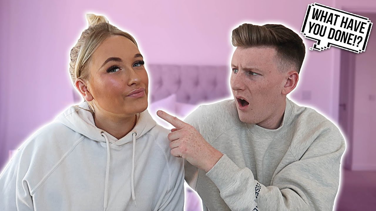 I DID MY MAKEUP BADLY TO SEE HOW MY BOYFRIEND REACTS!! *PRANK*