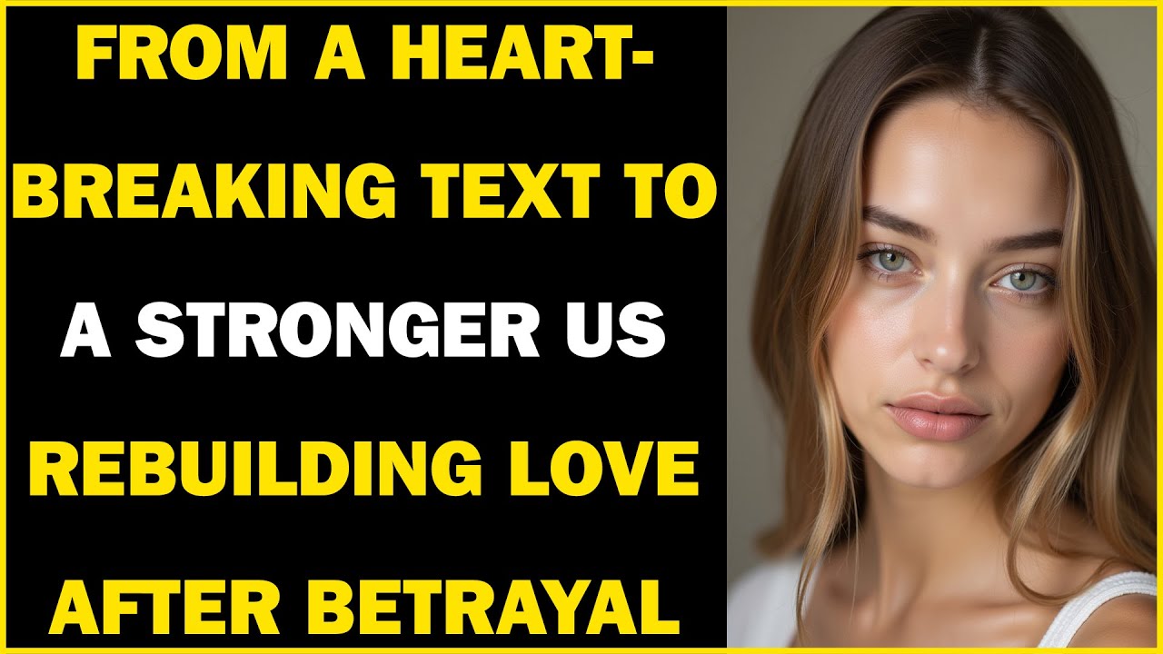 From a Heartbreaking Text to a Stronger Us Rebuilding Love After Betrayal