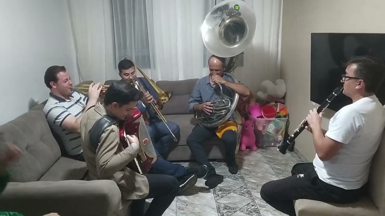 Visita de amigos em casa..
