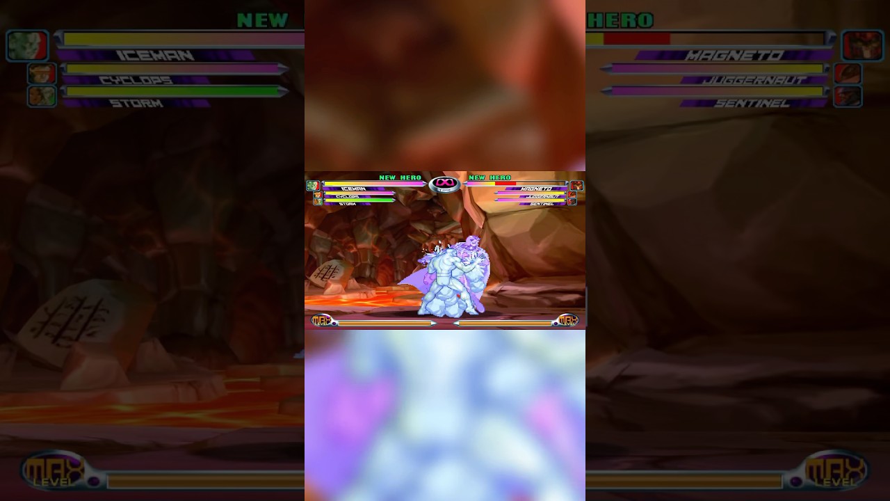 ALL Iceman Character Moves in Marvel vs Capcom 2 🔥
