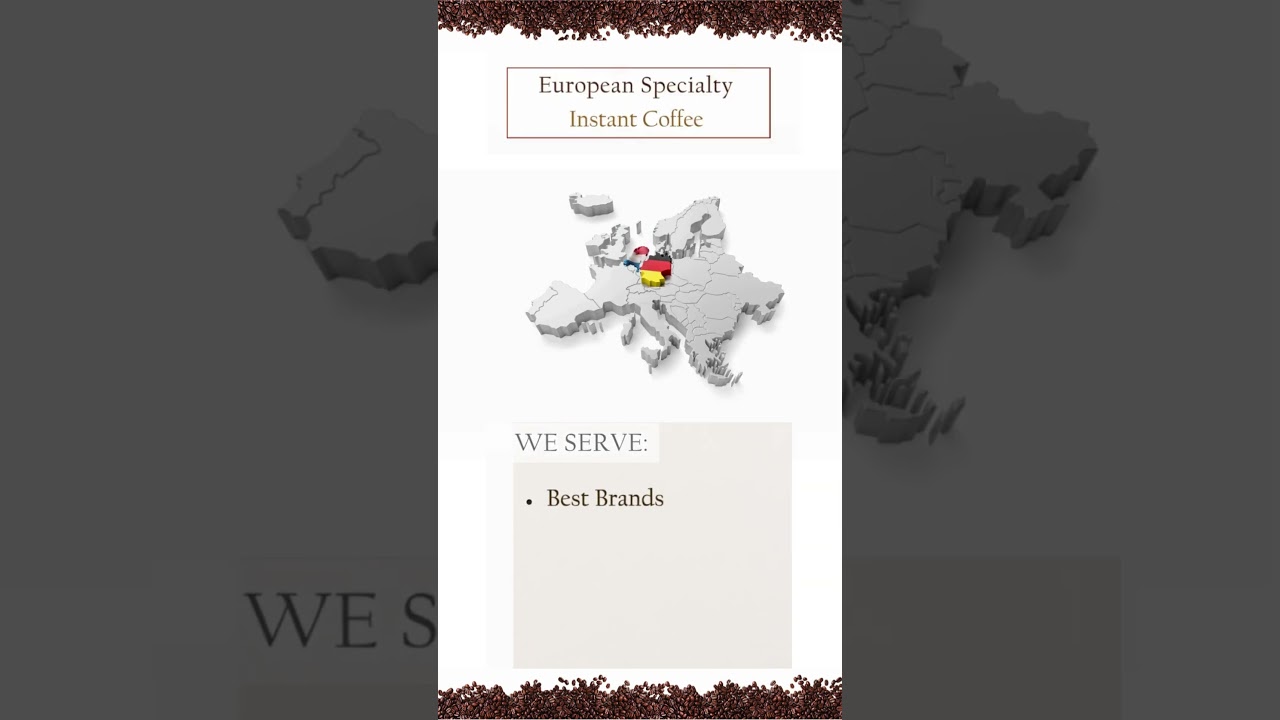 European Specialty Instant Coffee