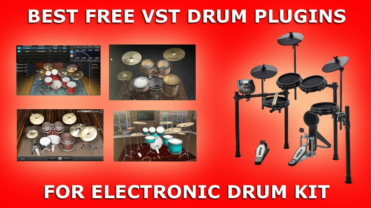 BEST FREE VST DRUM PLUGINS for Electronic Drums and Midi Pads
